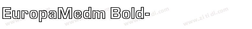 EuropaMedm Bold字体转换